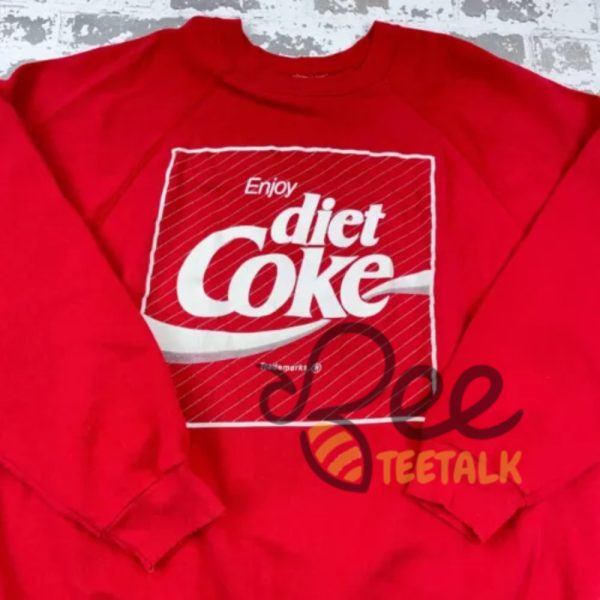 Vintage Enjoy Diet Coke Coca Cola Shirt - | Beeteetalk High-quality Image
