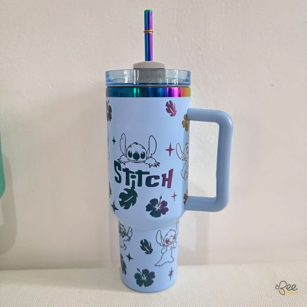Stitch Chroma Tumbler 40Oz - | Beeteetalk High-quality Image