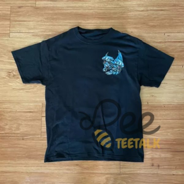 Vintage Yu Gi Oh Blue Eyes White Dragon Shirt - | Beeteetalk High-quality Image