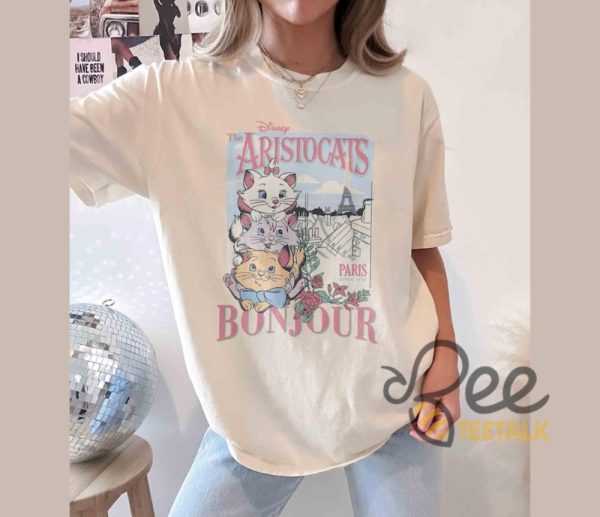 Disney The Aristocats Bonjour Since 1970 Shirt - | Beeteetalk High-quality Image
