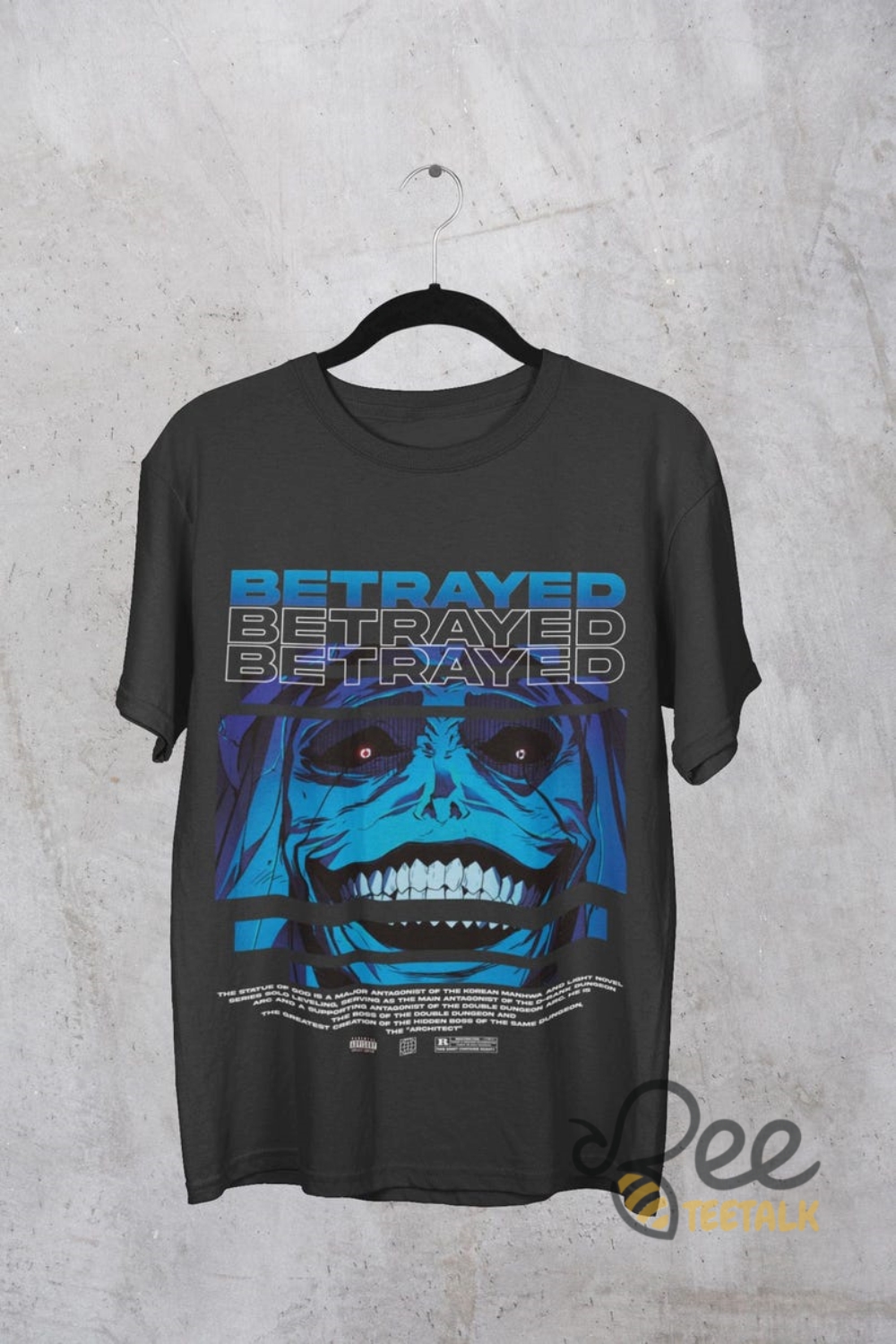 Solo Leveling Betrayed Graphic Shirt 12 Solo Leveling Betrayed Graphic Shirt