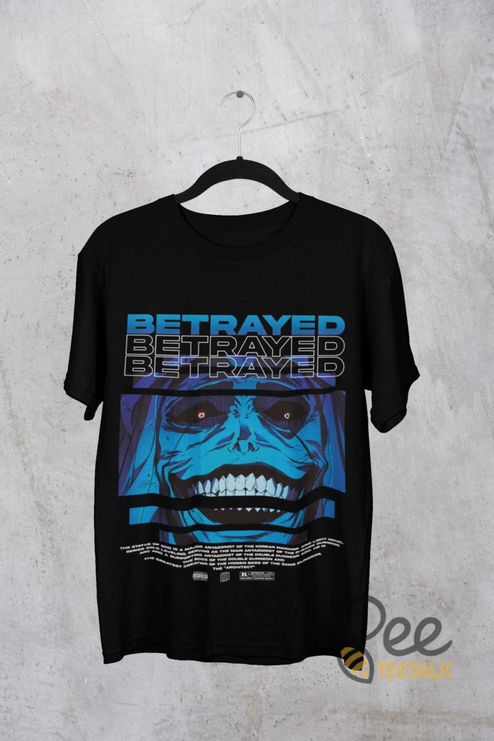 Solo Leveling Betrayed Graphic Shirt 14 Solo Leveling Betrayed Graphic Shirt
