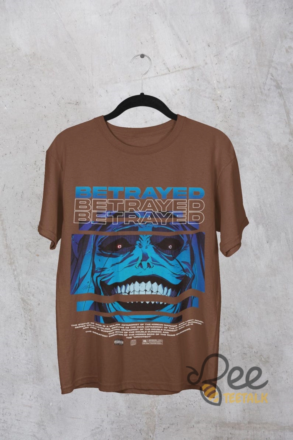 Solo Leveling Betrayed Graphic Shirt 18 Solo Leveling Betrayed Graphic Shirt