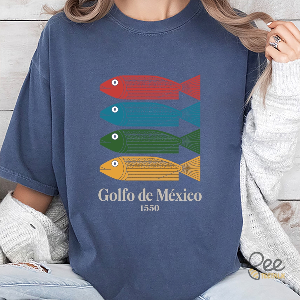 Golfo De México 1550 Fish Shirt Gulf Of Mexico Vintage Tee 9 Golfo de México 1550 Fish Shirt Gulf of Mexico Vintage Tee