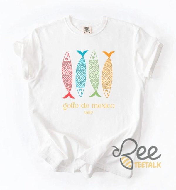 Gulf Of Mexico Shirt Golfo De México 1550 Sardine Shirt - | Beeteetalk High-quality Image