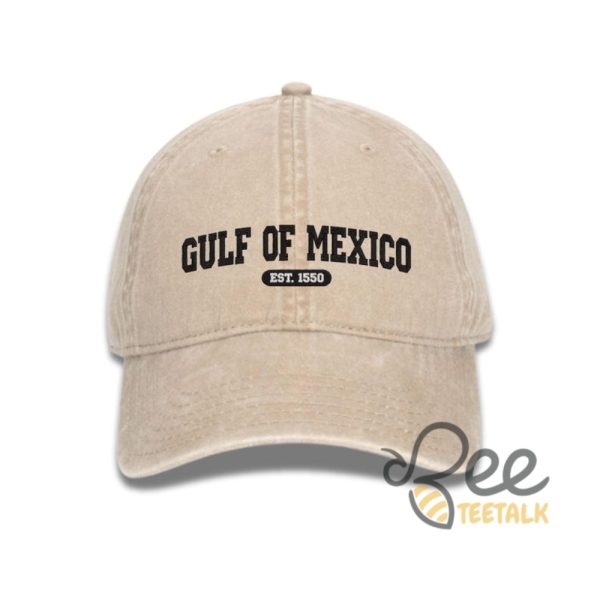Gulf Of Mexico Embroidered Dad Hat - | Beeteetalk High-quality Image