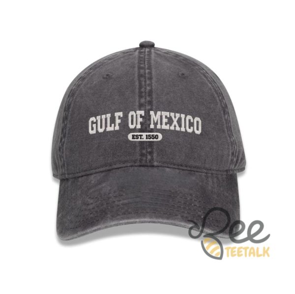 Gulf Of Mexico Embroidered Dad Hat - | Beeteetalk High-quality Image