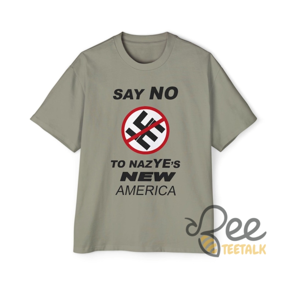 Say No To Nazyes New America Shirt Funny Kanye West Tee 15 Say NO to NazYEs New America Shirt funny kanye west tee