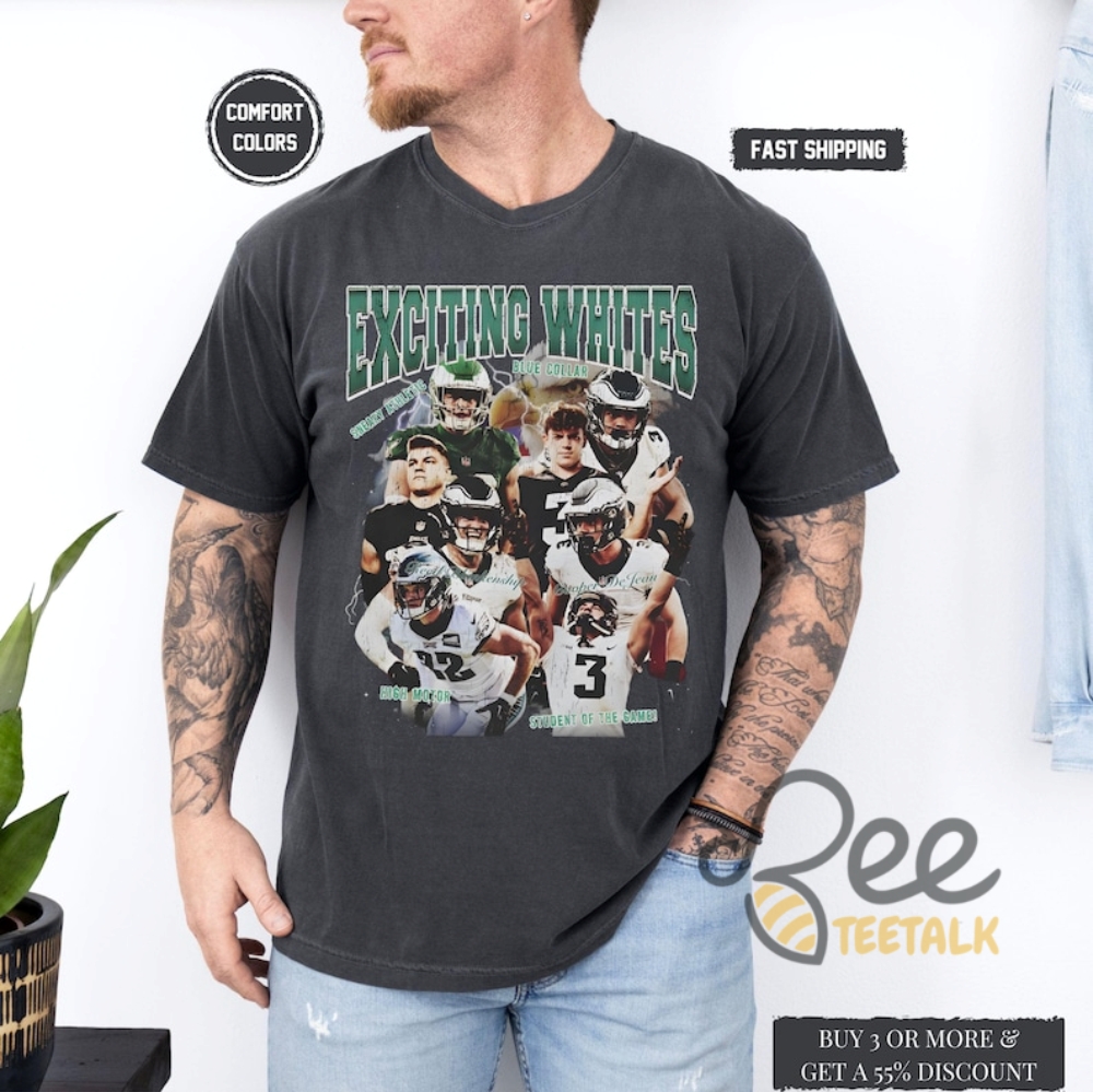 Exciting Whites Eagles Shirt 8 Exciting Whites Eagles Shirt