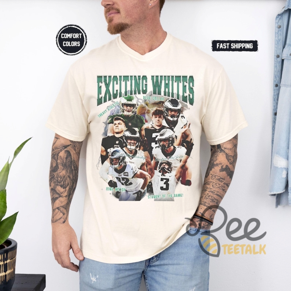 Exciting Whites Eagles Shirt 9 Exciting Whites Eagles Shirt