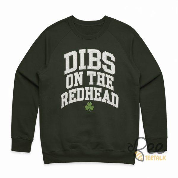 Dibs On The Readhead St Patricks Day Embroidered Shirt - | Beeteetalk High-quality Image