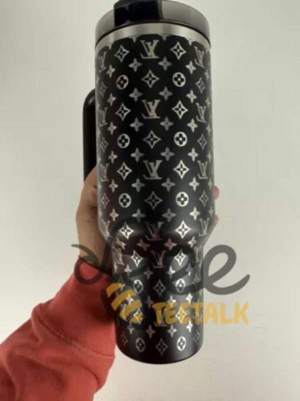 Blac Klv Stanley 40Oz Tumbler Engraved Dupe - | Beeteetalk High-quality Image