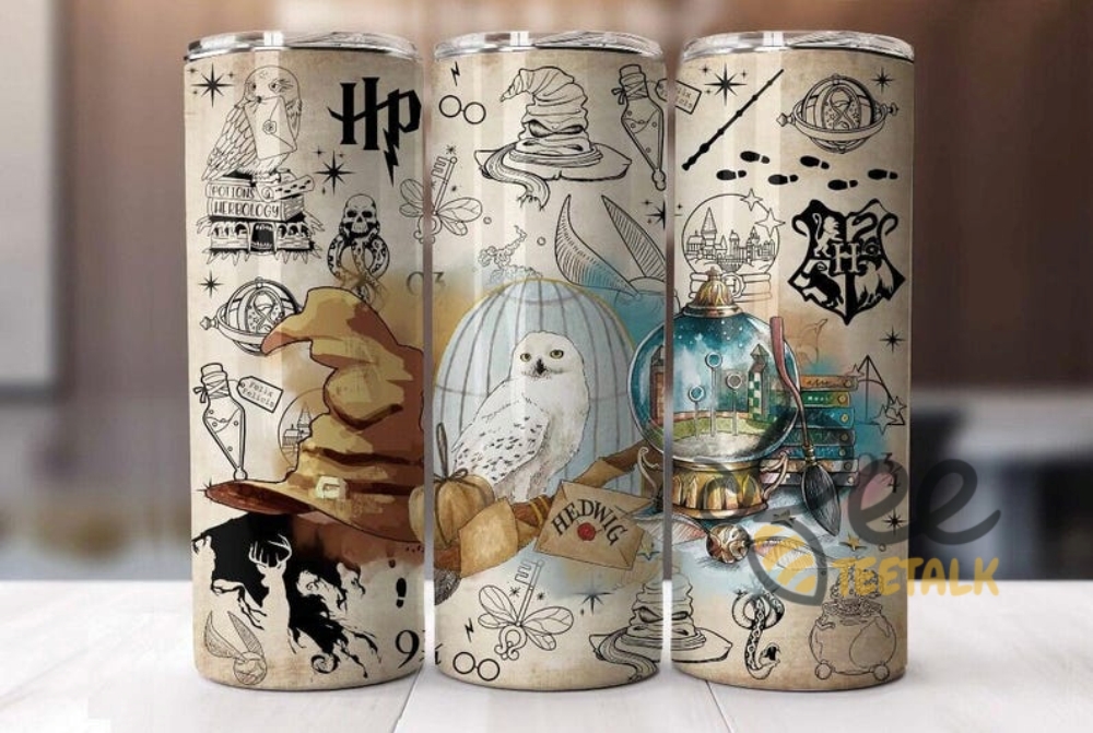 Magical Harry Potter 20Oz Skinny Tumbler 2 Magical Harry Potter 20oz Skinny Tumbler