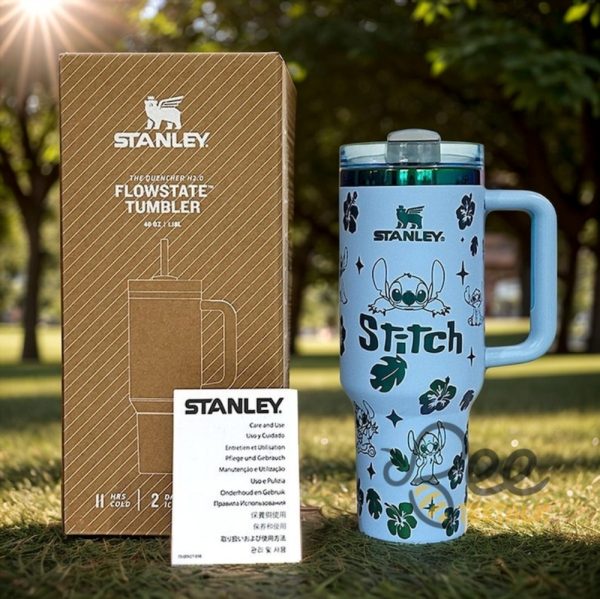 Lilo And Stich Chroma Stanley Tumbler 40Oz Dupe - | Beeteetalk High-quality Image