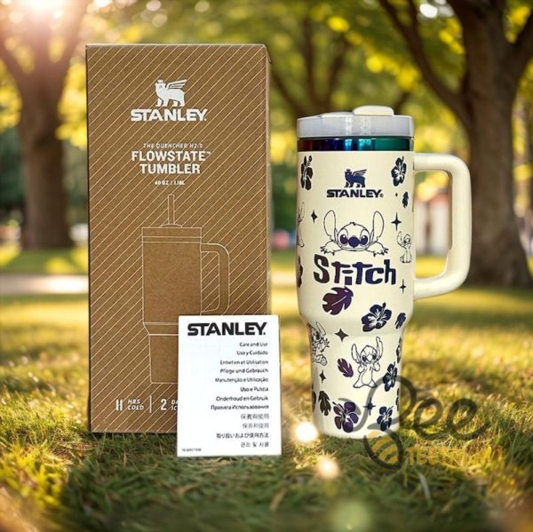 Lilo And Stich Chroma Stanley Tumbler 40Oz Dupe - | Beeteetalk High-quality Image