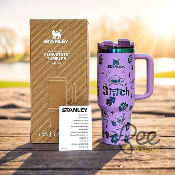 Lilo And Stich Chroma Stanley Tumbler 40Oz Dupe - | Beeteetalk High-quality Image