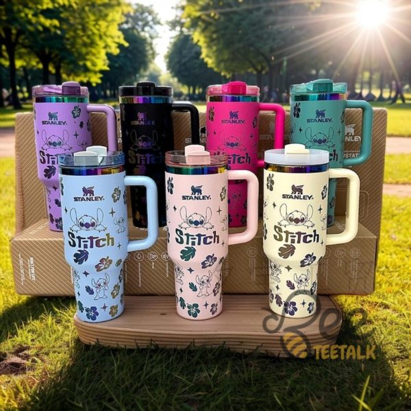 Lilo And Stich Chroma Stanley Tumbler 40Oz Dupe - | Beeteetalk High-quality Image