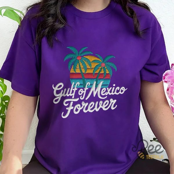 Gulf Of Mexico Forever Embroidered Sweatshirt - | Beeteetalk High-quality Image