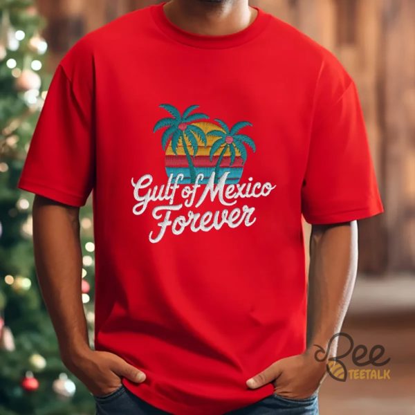 Gulf Of Mexico Forever Embroidered Sweatshirt - | Beeteetalk High-quality Image