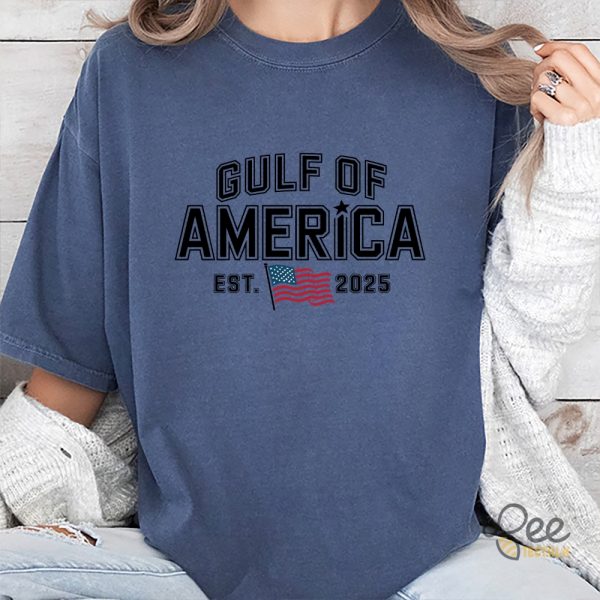 Gulf Of America Est 2025 Shirt - | Beeteetalk High-quality Image