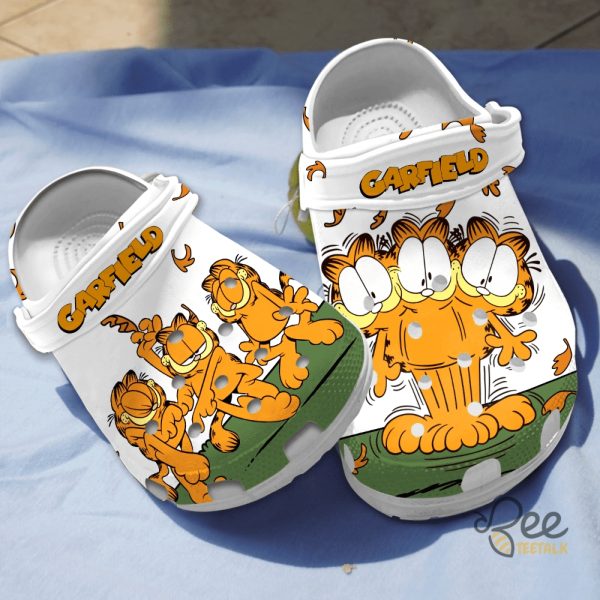 Classic Garfield Crocs Clogs For Adults - | Beeteetalk High-quality Image