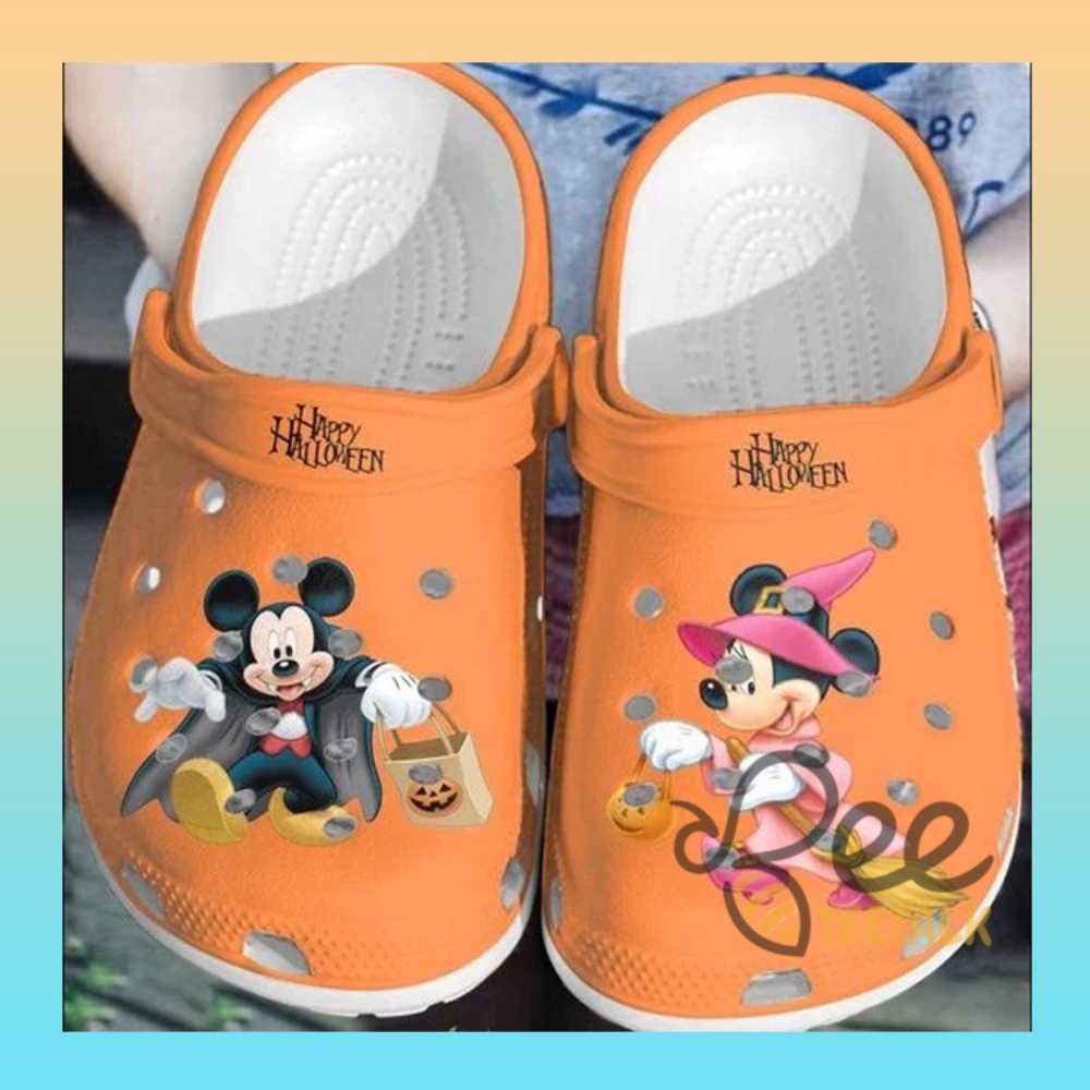 Mickey Mouse And Minnie Happy Halloween Crocs 5 Mickey Mouse And Minnie Happy Halloween Crocs