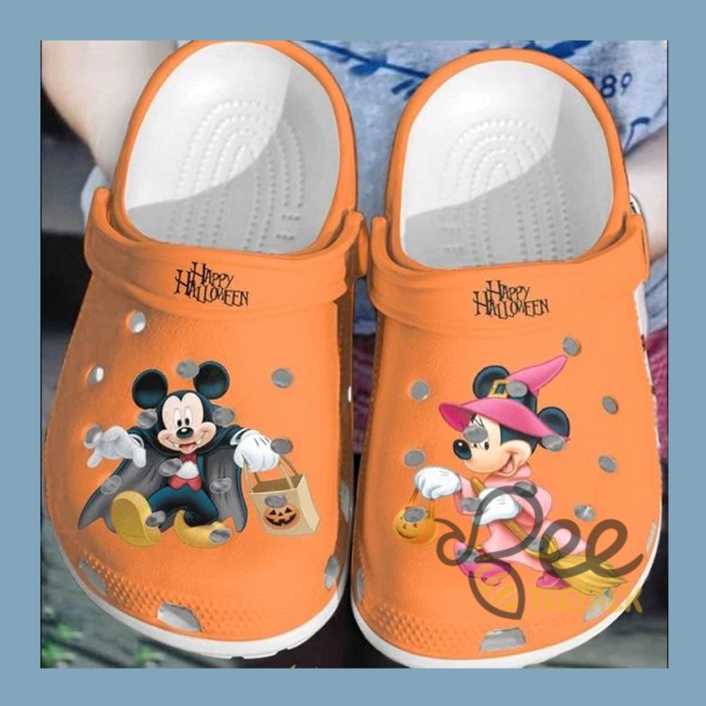 Mickey Mouse And Minnie Happy Halloween Crocs 7 Mickey Mouse And Minnie Happy Halloween Crocs