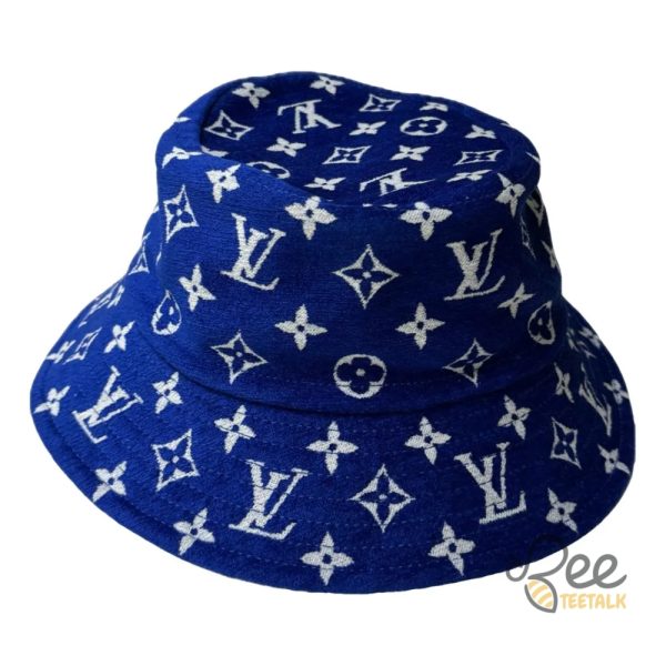 Lv Blue Bucket Hat Replica - | Beeteetalk High-quality Image