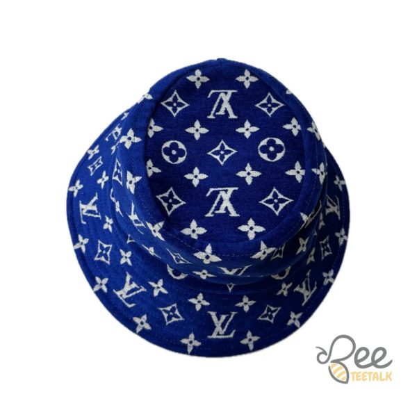 Lv Blue Bucket Hat Replica - | Beeteetalk High-quality Image