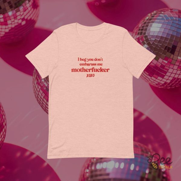 Please Please Please Motherfucker Embroidered Shirt Sabrina Carpenter - | Beeteetalk High-quality Image