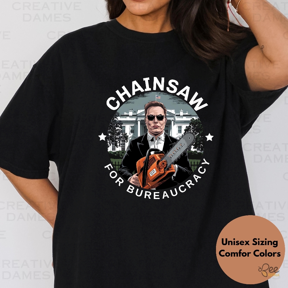 Chainsaw Of Bureaucracy Elon Musk Doge Shirt 3 Chainsaw of Bureaucracy Elon Musk Doge Shirt