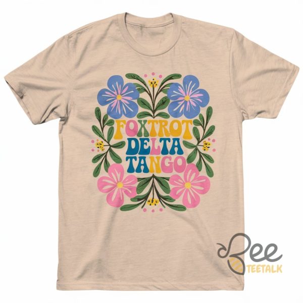 Fdt Anti Trump Foxtrot Delta Tango Shirt Subtle Fuck Trump Flower Tee - | Beeteetalk High-quality Image