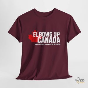Elbows Up Canada T Shirt - | Beeteetalk High-quality Image