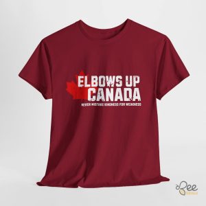 Elbows Up Canada T Shirt - | Beeteetalk High-quality Image