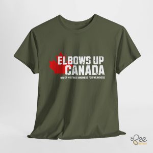 Elbows Up Canada T Shirt - | Beeteetalk High-quality Image