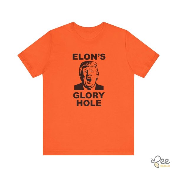Donald Trump Elons Glory Hole Shirt Anti Trump And Elon Musk Doge Tee - | Beeteetalk High-quality Image