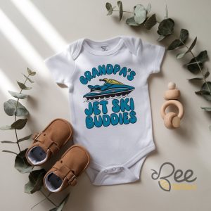 Retro grandpas jet ski buddies kids shirt