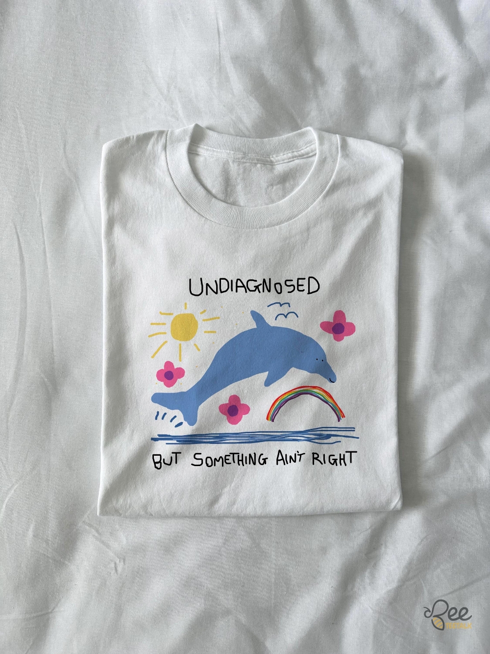 Undiagnosed But Something Aint Right Blue Dolphin T Shirt 2 Undiagnosed but something aint right blue dolphin t shirt