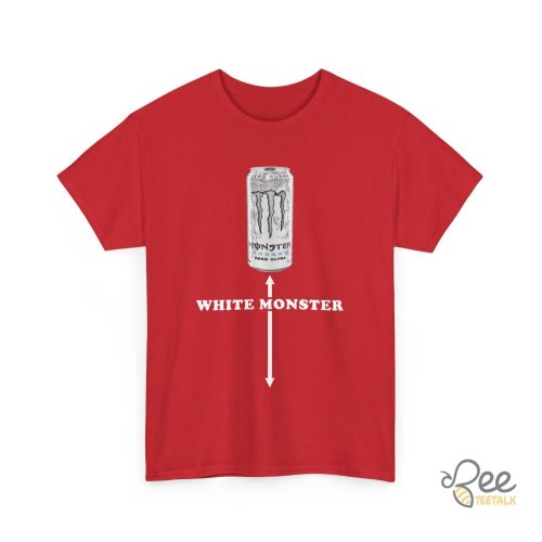 Funny white monster energy shirt