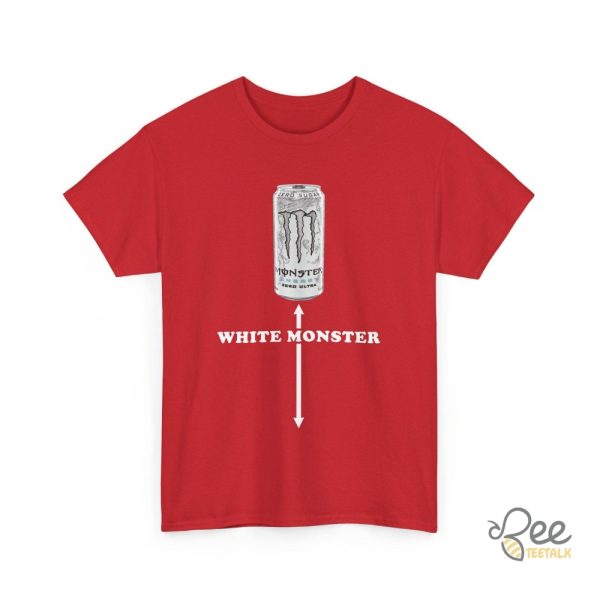 Funny white monster energy shirt
