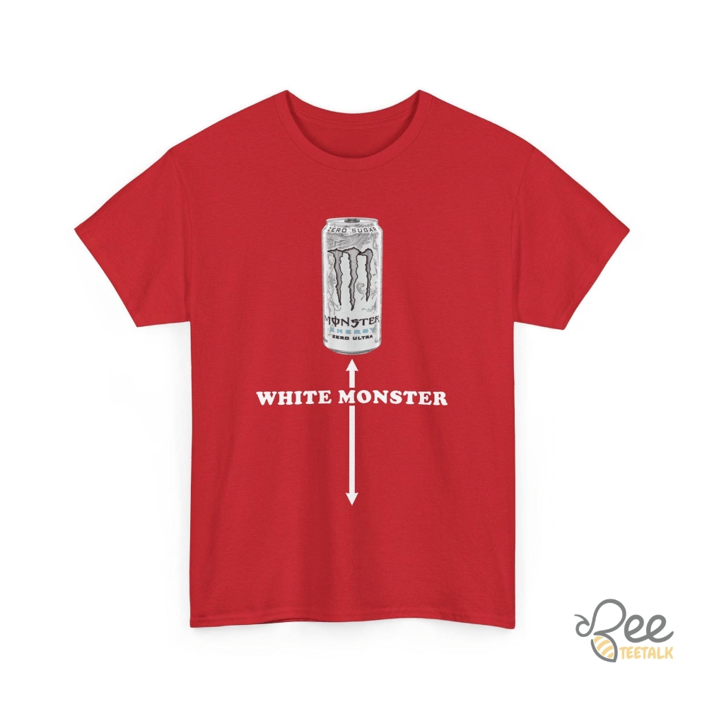 Funny White Monster Energy Shirt 11 Funny White Monster Energy shirt