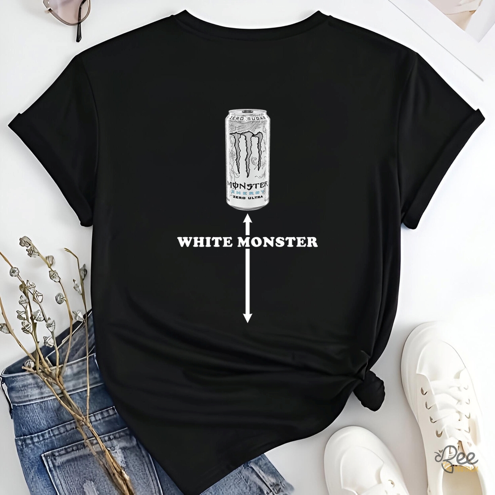 Funny White Monster Energy Shirt 12 Funny White Monster Energy shirt