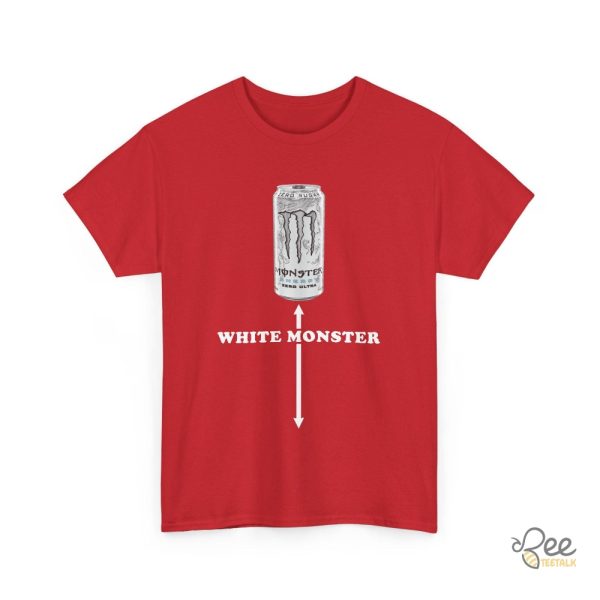 Funny white monster energy shirt
