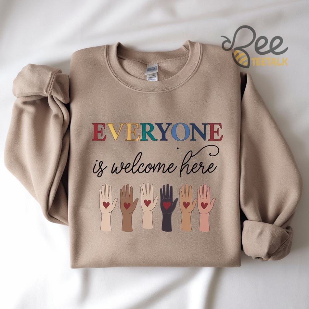 Idaho Teacher Everyone Is Welcome Here Shirt 2 Idaho Teacher everyone is welcome here shirt