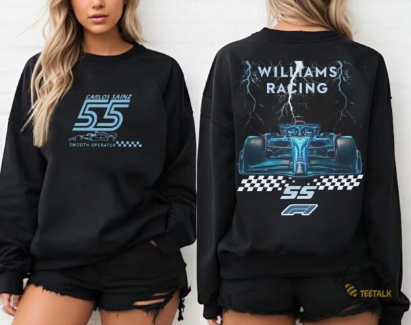 Williams racing f1 car shirt carlos sainz formula one shirt
