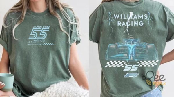 Williams racing f1 car shirt carlos sainz formula one shirt