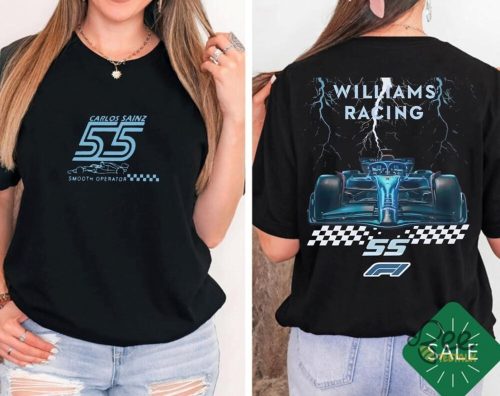 Williams racing f1 car shirt carlos sainz formula one shirt
