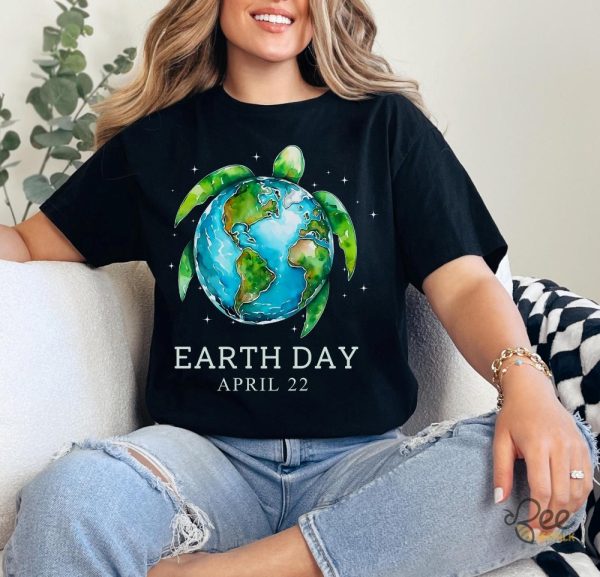 Preschool earth day shirt turtle save the planet tee
