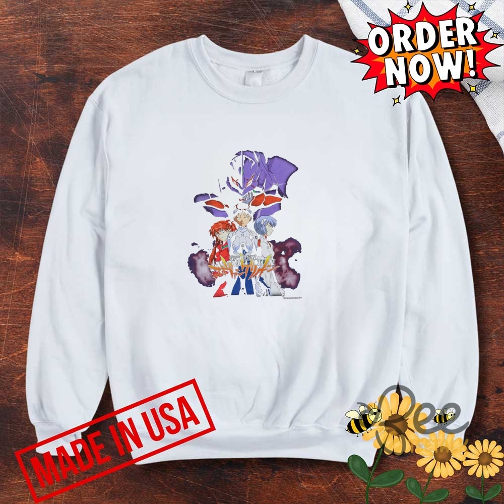 Vintage 1995 Evangelion Promo Shirt Reprinted Rare Anime Tee 10 Vintage 1995 Evangelion Promo Shirt Reprinted Rare Anime Tee