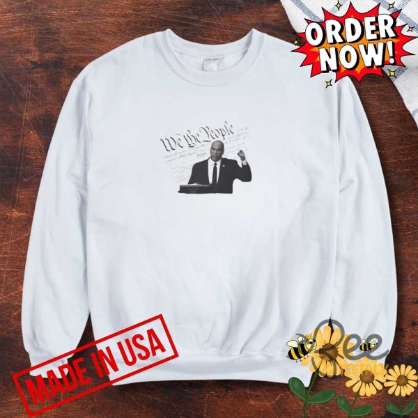Corey booker we the people protesting shirt